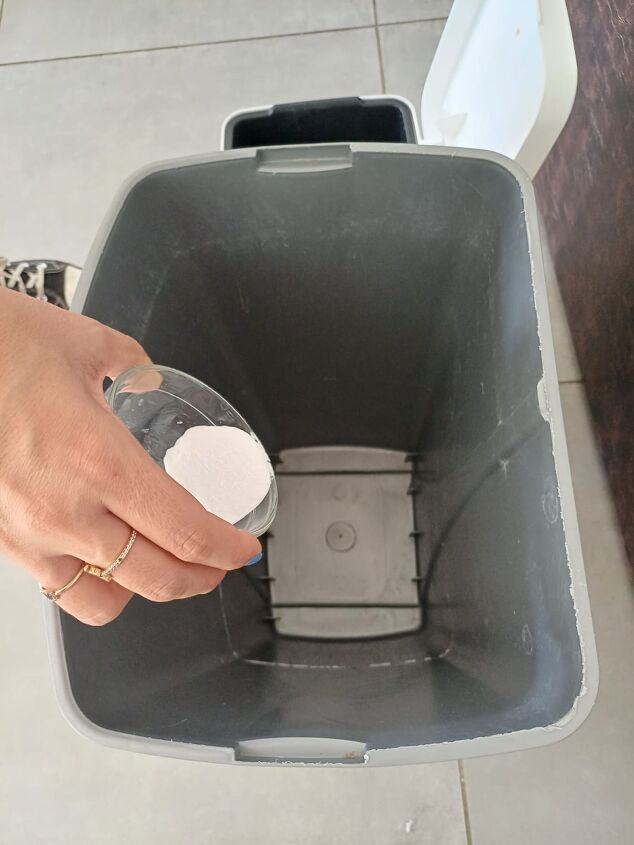 Deep clean your bins with shaving cream's cleaning hacks