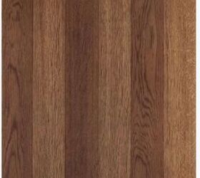 12-Inch Vinyl Tile, Wood Medium Oak Plank-Look