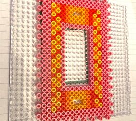 perler bead lightswitch cubierta