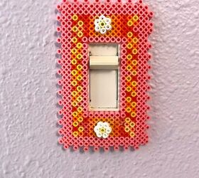 perler bead lightswitch cubierta