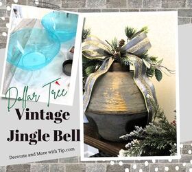 dollar tree vintage jingle bell diy