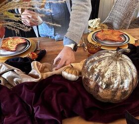 harvest elegance crafting thanksgiving tablescape, Elegancia de la cosecha Artesan a de Acci n de Gracias Tablescape