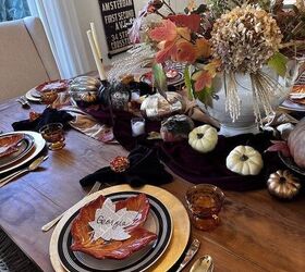 harvest elegance crafting thanksgiving tablescape, Cosecha Elegante Paisaje de mesa de Acci n de Gracias