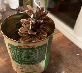 diy hand dipped pinecone fire starters, SUMERGIR EN LA CERA