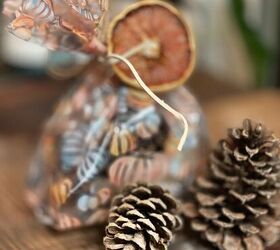 diy hand dipped pinecone fire starters, ENVASADOS PARA REGALAR EN ACCI N DE GRACIAS