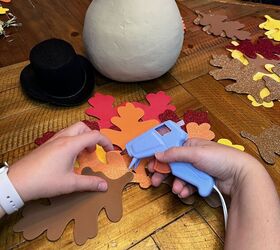 super lindo y fcil diy pavo de calabaza de papel mach accin de gracias