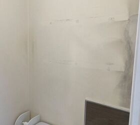 renovacin del wc efecto panelado con pintura