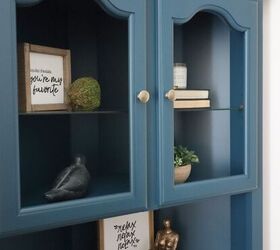armario esquinero azul moderno