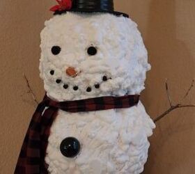 Winter art project Snowless Snowman