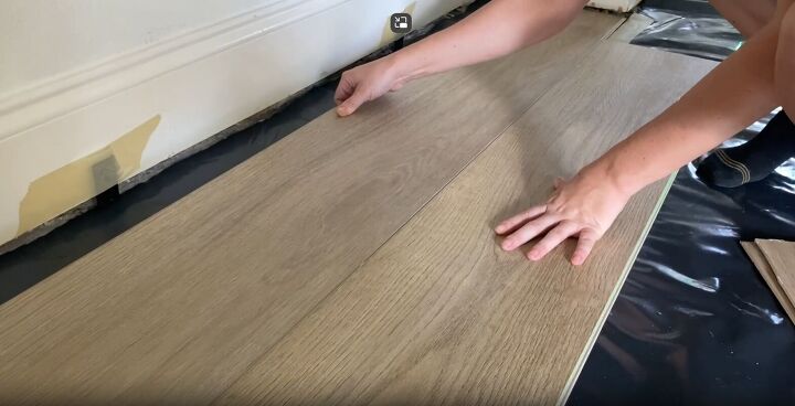 beautiful home makeover with malibu wide plank, Installing Malibu Wide Plank flooring