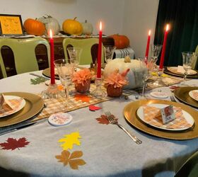 Posavasos y decoración de mesa de Acción de Gracias con Creative Fabrica