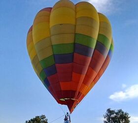 adornos navideos con globos aerostticos, Festival de Clovis 2023