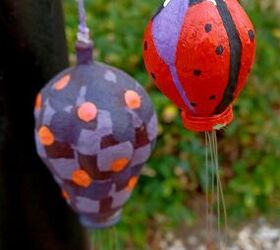 adornos navideos con globos aerostticos, Primer plano 2 de 3
