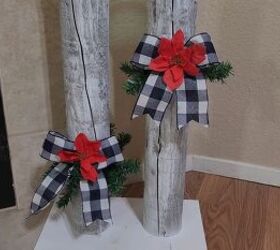 diy christmas lamp post, Decorate the flameless candles