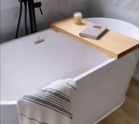 How to Make a DIY Bath Tray Out of a 1x12 Pine Board