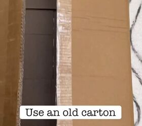 diy folding board, Cutting cardboard into equal parts