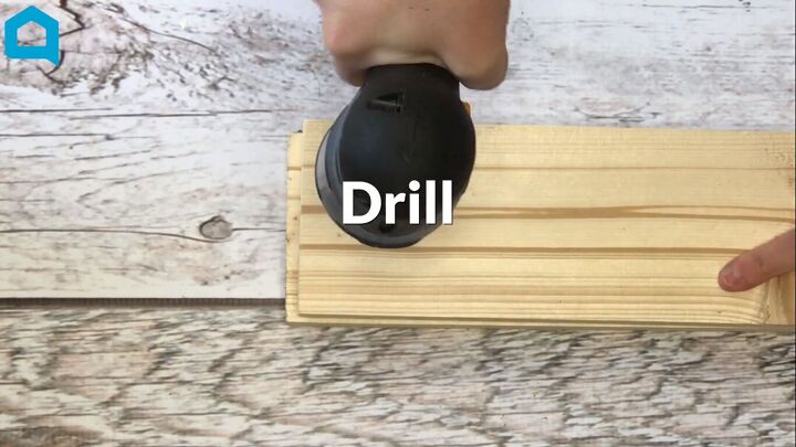 turn a plastic crate into the best accessory for your backyard, Drilling holes in the wood pieces