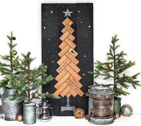 ¡Convierte tu chatarra en un árbol de Navidad de madera en espiga de gama alta!
