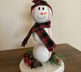 baseball snowman