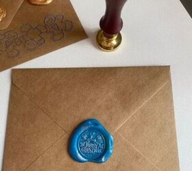 DIY wax seal for envelopes