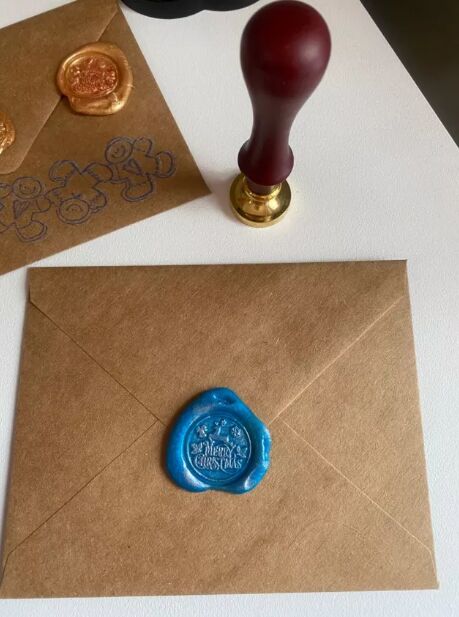 DIY wax seal for envelopes