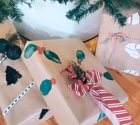DIY wrapping paper