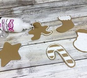 adornos de galletas de espuma de dollar tree diy