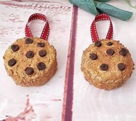 diy fake bakes adornos de galletas con chispas de chocolate