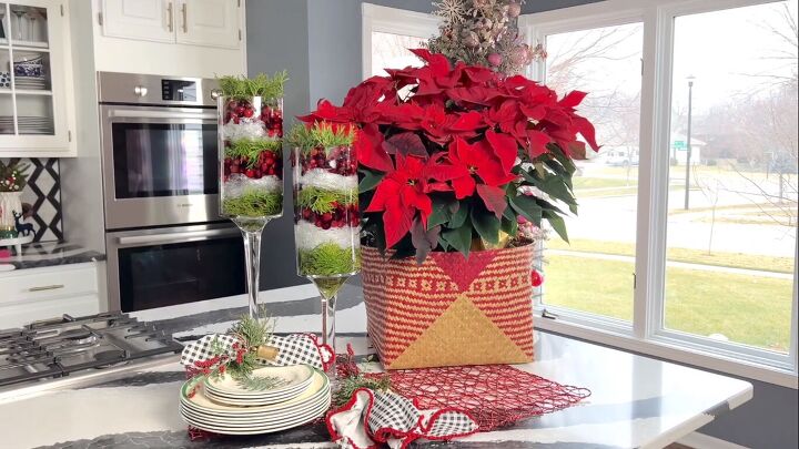 DIY Christmas centerpieces on a budget