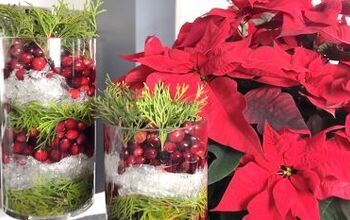 How to Make "Floating" DIY Christmas Centerpieces on a Budget