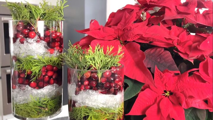 How to make a "floating" Christmas centerpiece