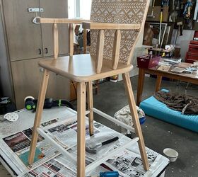 renovacin de una silla alta antigua