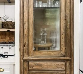 armarios empotrados diy armarios empotrados para la cocina, pintura que parece madera