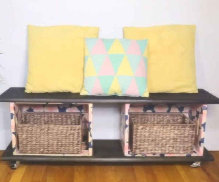 how to wash throw pillows without removable covers, Colorful throw pillows on a bench