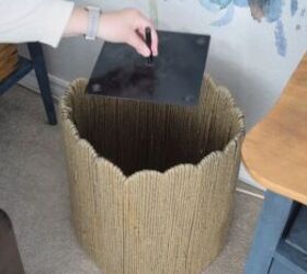 Creating a rustic tree collar with jute twine and cardboard