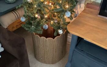 How to Craft a Gorgeous DIY Tree Collar From Cardboard for Christmas