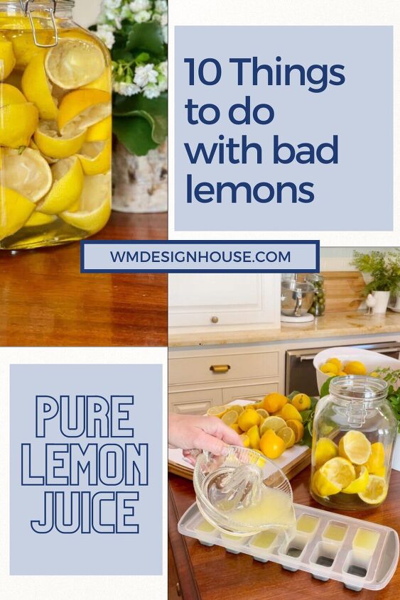 how to re purpose bad lemons into something useful