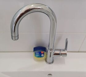 how to clean faucet, How to clean faucets with Vaseline step by step