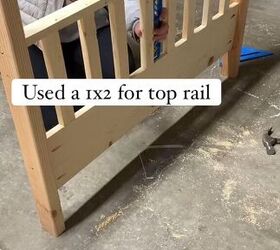 Attaching the 1x2 top rail