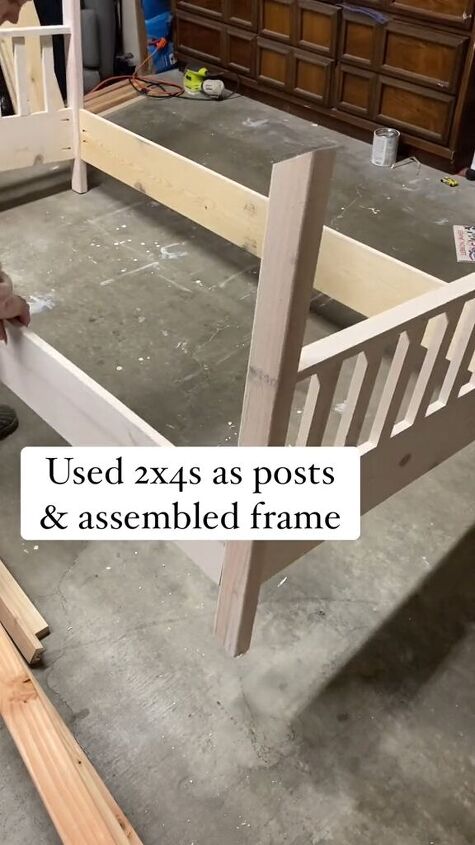 Assembling the frames out of 2x4s