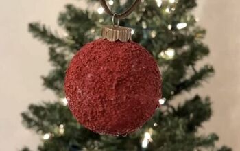 How to Make DIY Textured Ornaments With Epsom Salt