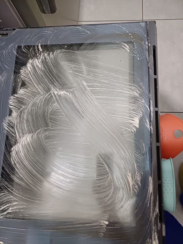 how to clean an oven, How to clean oven glass door