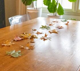 camino de mesa diy con hojas para un da de accin de gracias memorable