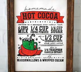 Cartel de cacao caliente
