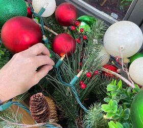 decoraciones navideas de exterior, ideas de decoraci n navide a para jardineras de exterior