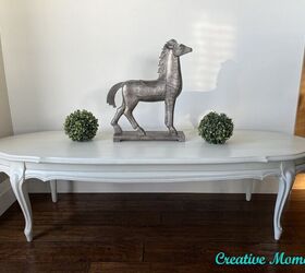 White French Provincial Coffee Table Makeover