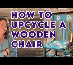 cmo convertir una vieja silla de madera en una bonita decoracin de jardn, YouTube video