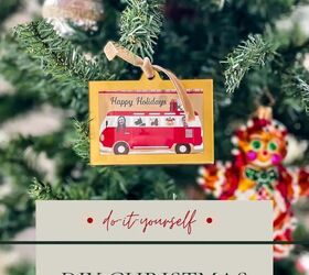 aprende a convertir tus tarjetas de navidad en adornos diy, Tarjetas de Navidad en adornos DIY