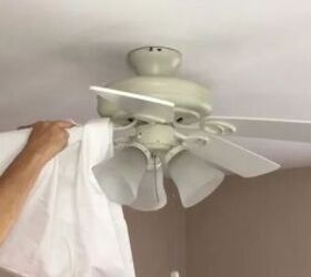 how to clean ceiling fan