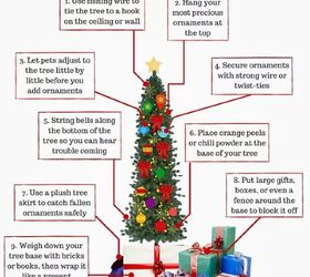 how to decorate a christmas tree, How to keep your kids pets and Christmas tree safe